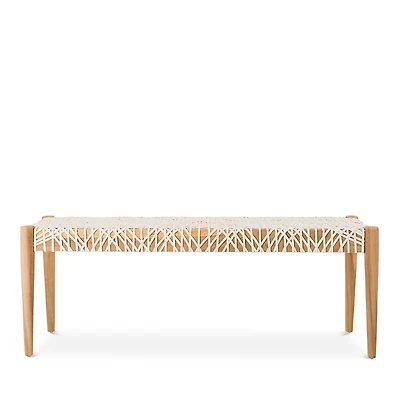 Safavieh Bandelier Leather Weave Bench