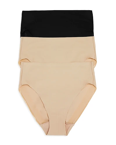 Tc Fine Intimates Micro High-Cut Briefs, Set of 3