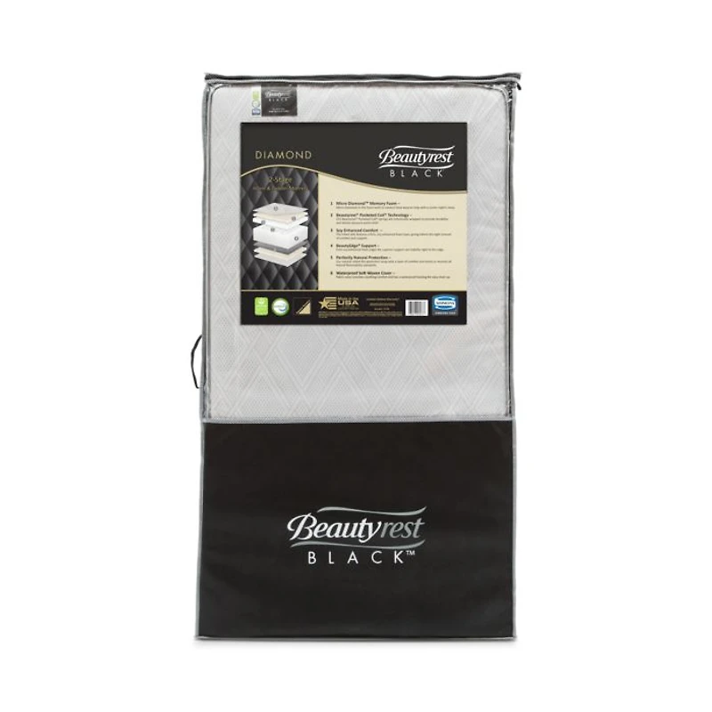 Diamond Memory Foam Crib & Toddler Mattress Only