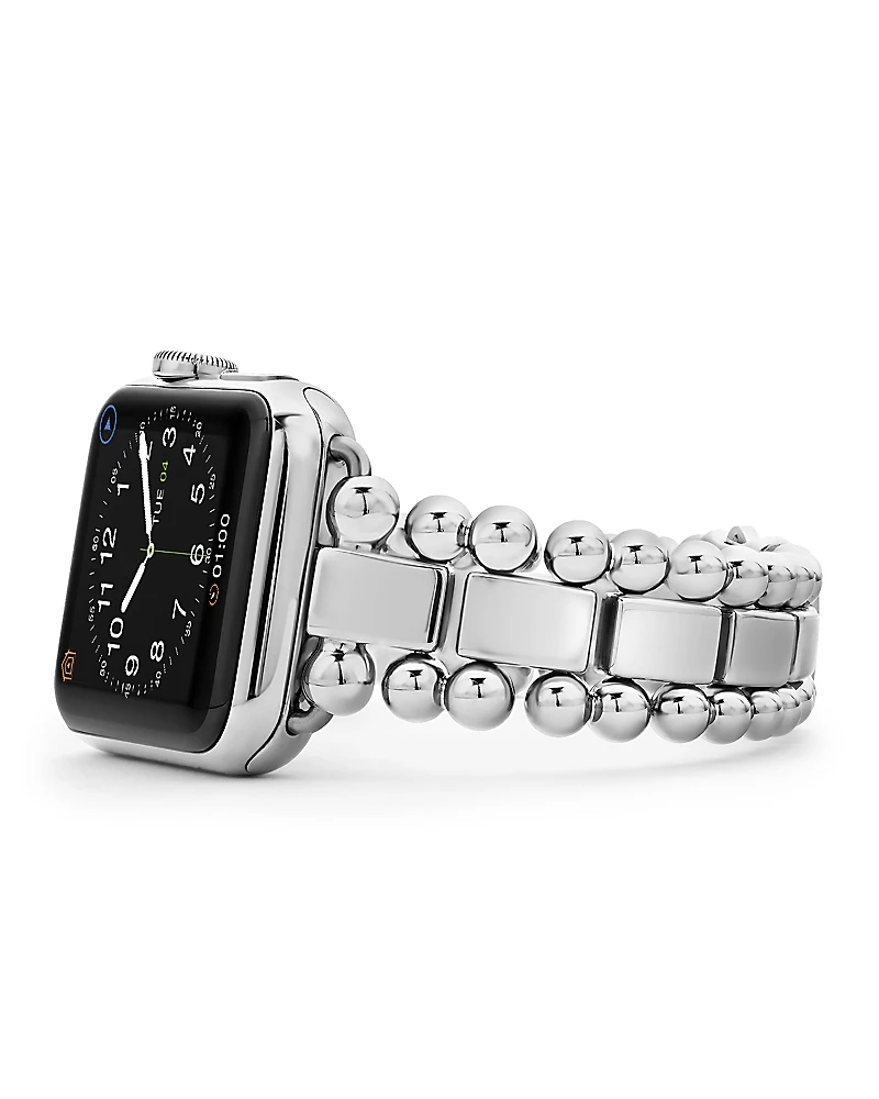 Lagos Smart Caviar Stainless Steel Apple Watch Bracelet