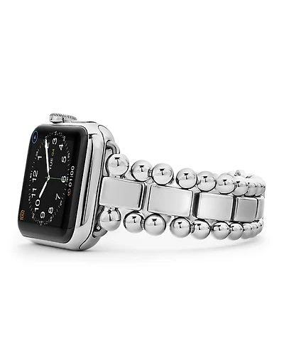 Lagos Smart Caviar Stainless Steel Apple Watch Bracelet