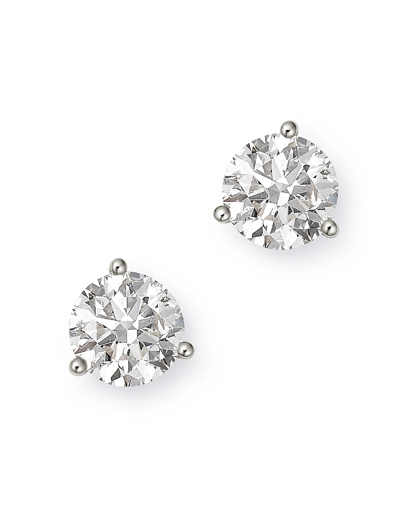 Bloomingdale's Fine Collection Certified Diamond Solitaire Stud Earrings