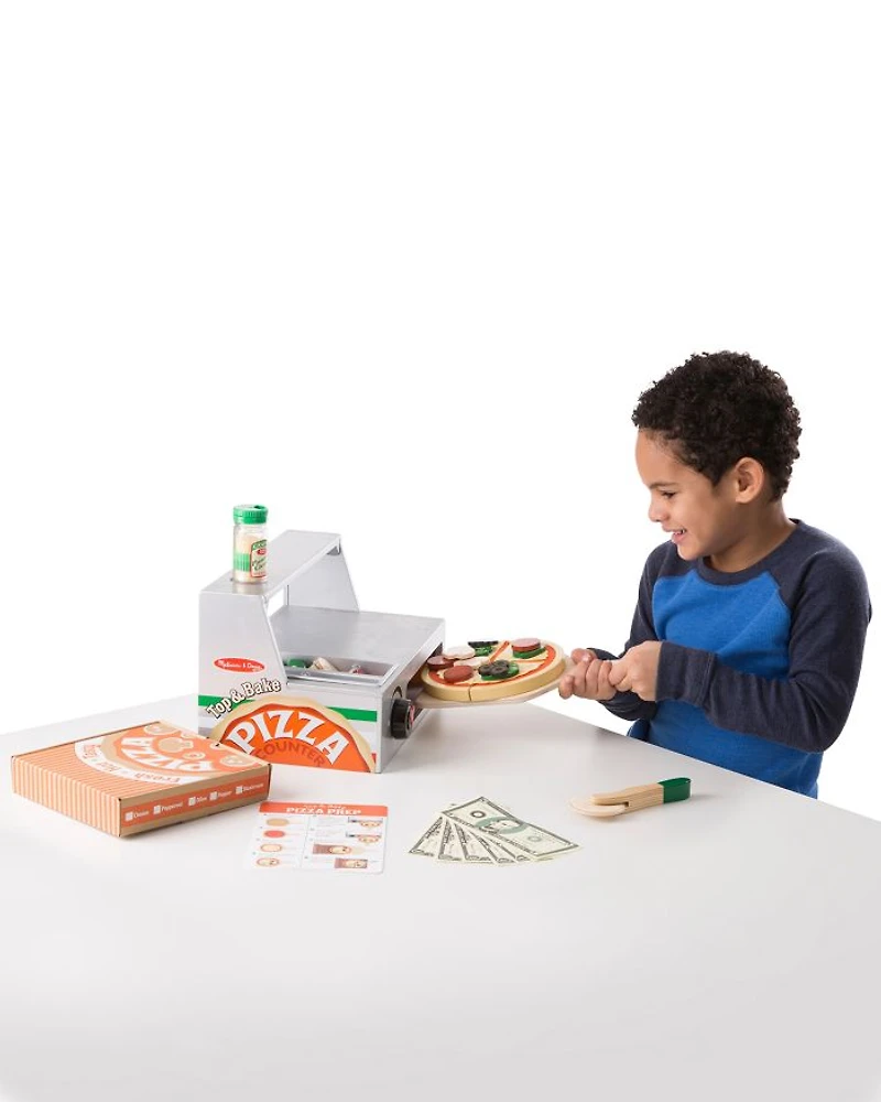 Top & Bake Pizza Counter Play Set - Ages 3+