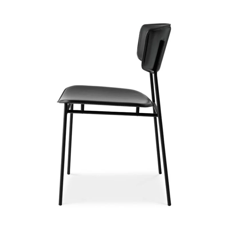 Fifties Matte-Leather Chair