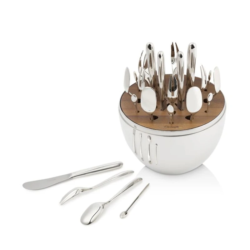 Mood Silverplate 24-Piece Party Set