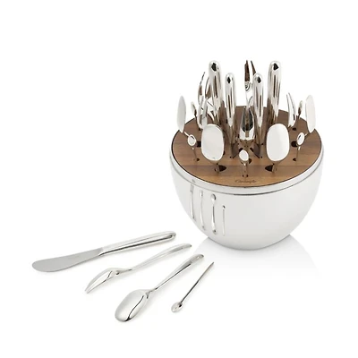 Mood Silverplate 24-Piece Party Set