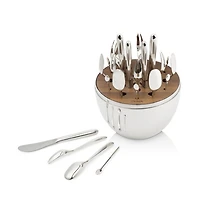 Mood Silverplate 24-Piece Party Set