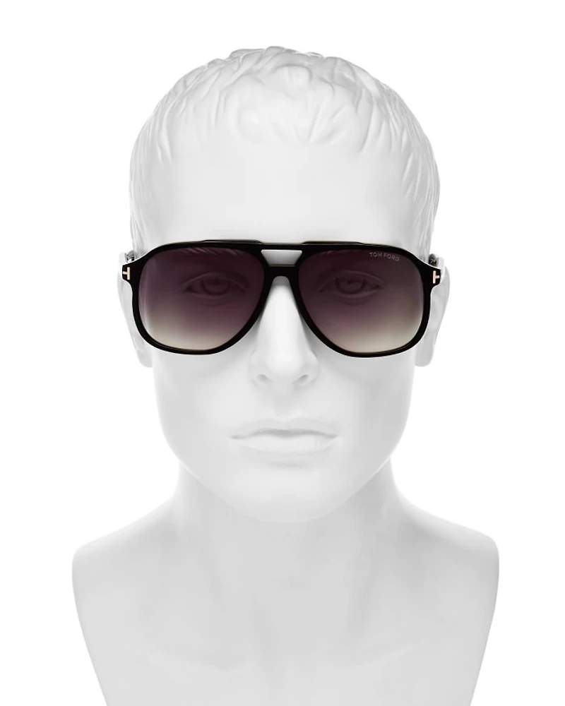 Raoul Brow Bar Aviator Sunglasses, 62mm