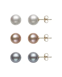 Bloomingdale's Fine Collection Cultured Freshwater Pearl Stud Earring Set