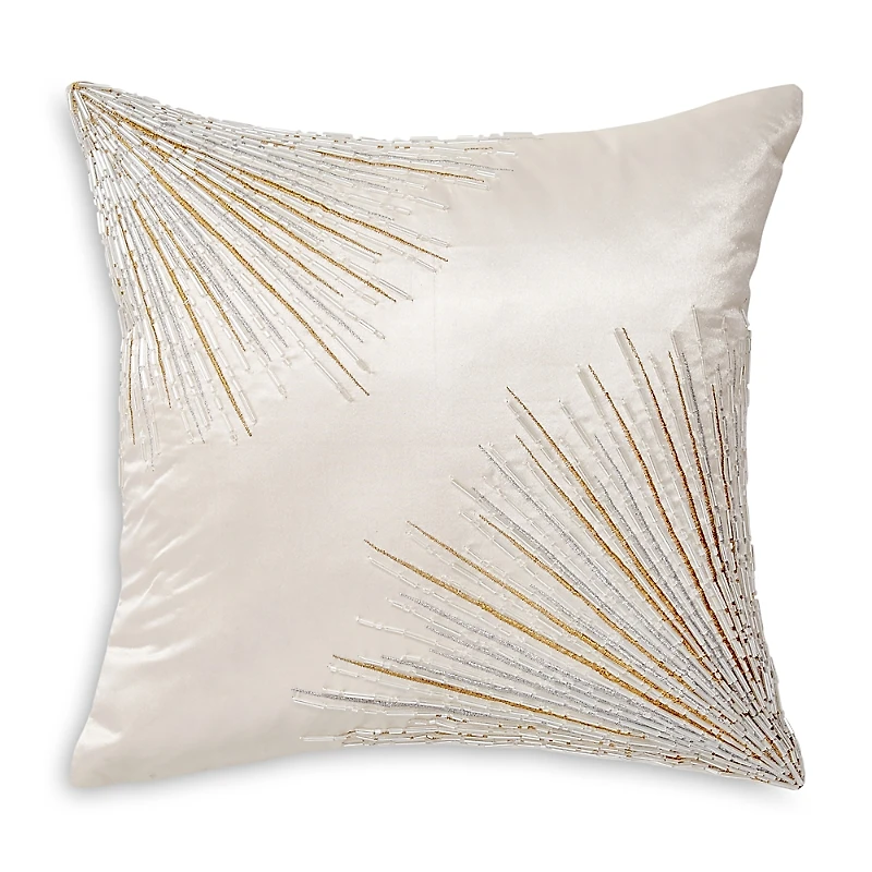Donna Karan Seduction Collection Starburst Decorative Pillow, 12 x 12