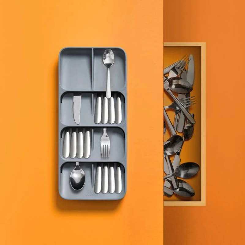 DrawerStore Large Compact Cutlery Organizer