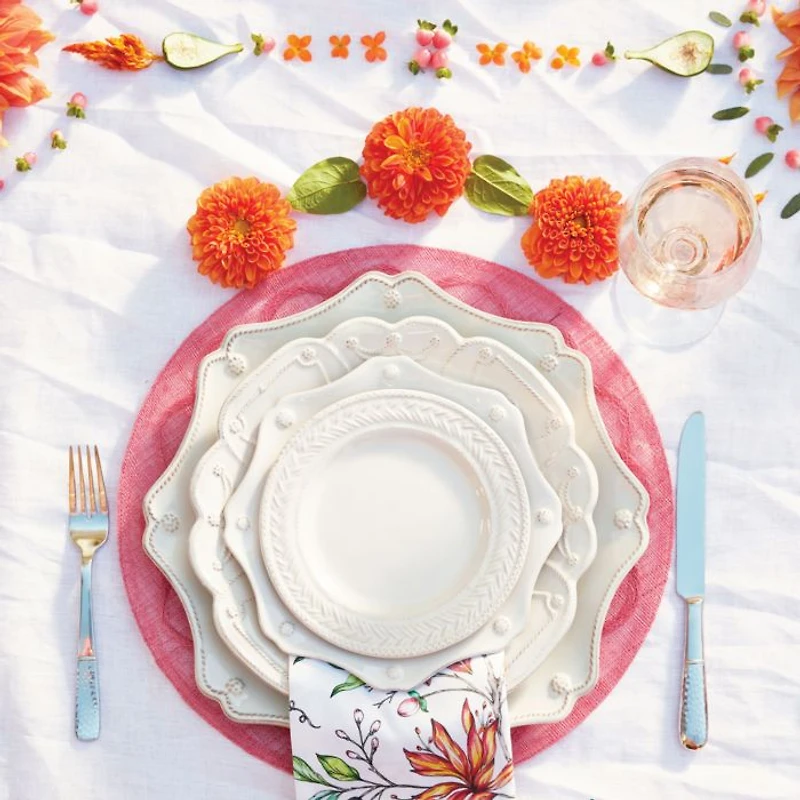 Le Panier White/Delft Side/Cocktail Plate
