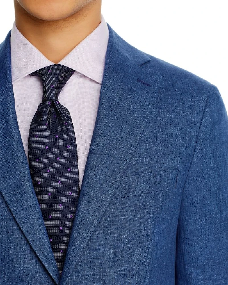 Delave Linen Slim Fit Suit Jacket