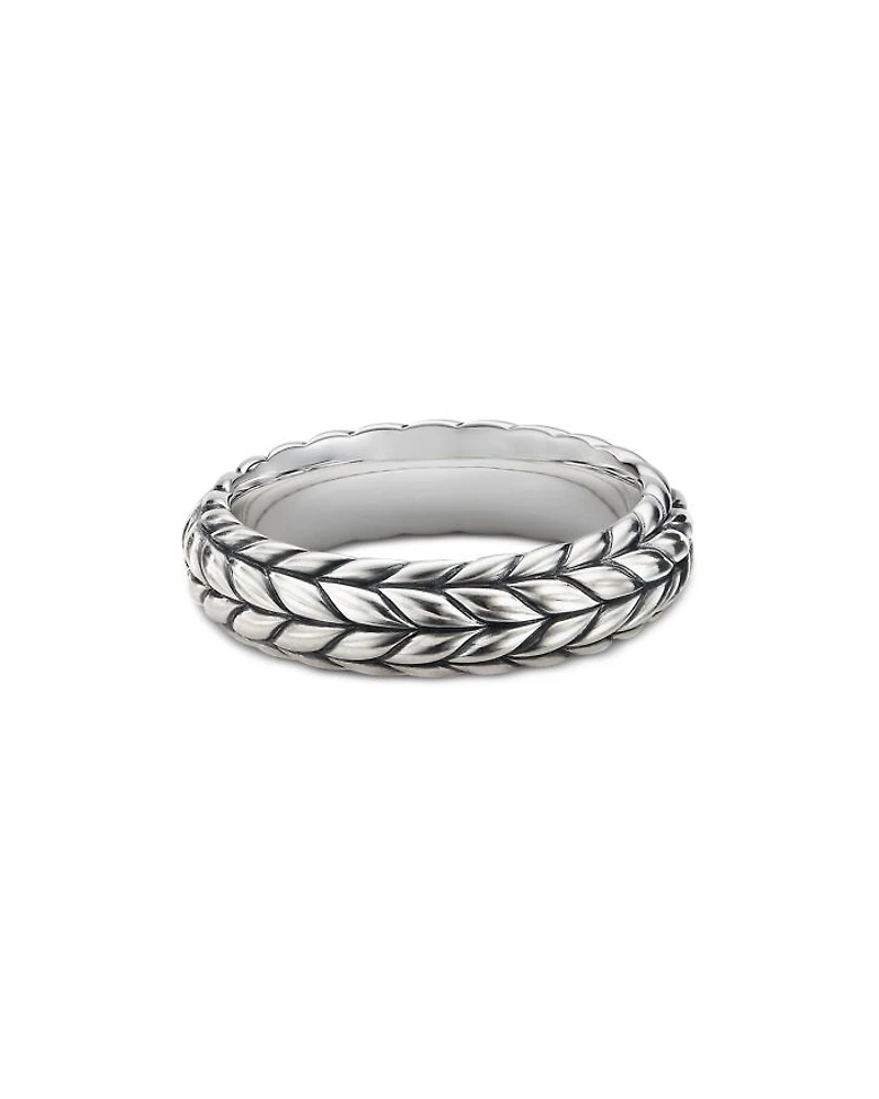 Men's Sterling Silver Chevron Ring