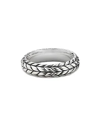 Men's Sterling Silver Chevron Ring
