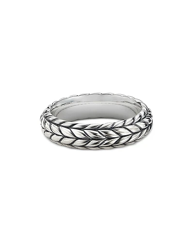 David Yurman Men's Sterling Silver Chevron Ring