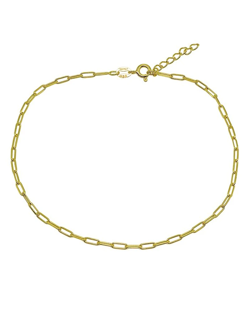 Paper Clip Chain Ankle Bracelet - Exclusive