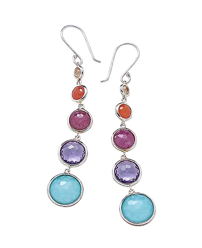 Ippolita Sterling Silver Lollipop Lollitini Multi-Gemstone Drop Earrings