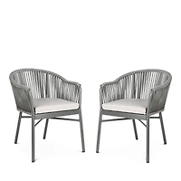 Safavieh Stefano Stackable Rope Chairs, Set of 2