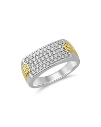 Bloomingdale's Fine Collection Men's Diamond Two Tone Square Cluster Ring