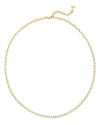 Temple St. Clair 18K Yellow Gold Oval Link Chain Necklace, 24