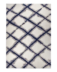Palmetto Living Orian Cotton Tail Line Trellis Area Rug, 6'7 x 9'6