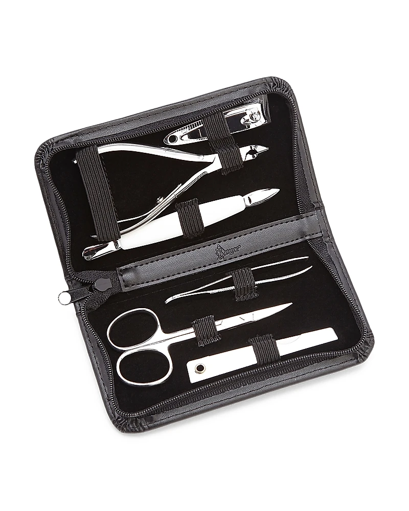 Royce New York Leather Compact Grooming Kit