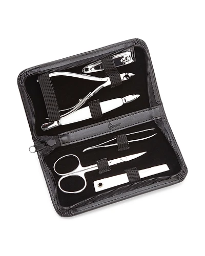 Royce New York Leather Compact Grooming Kit