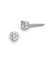 Colorless Certified Round Diamond Stud Earring