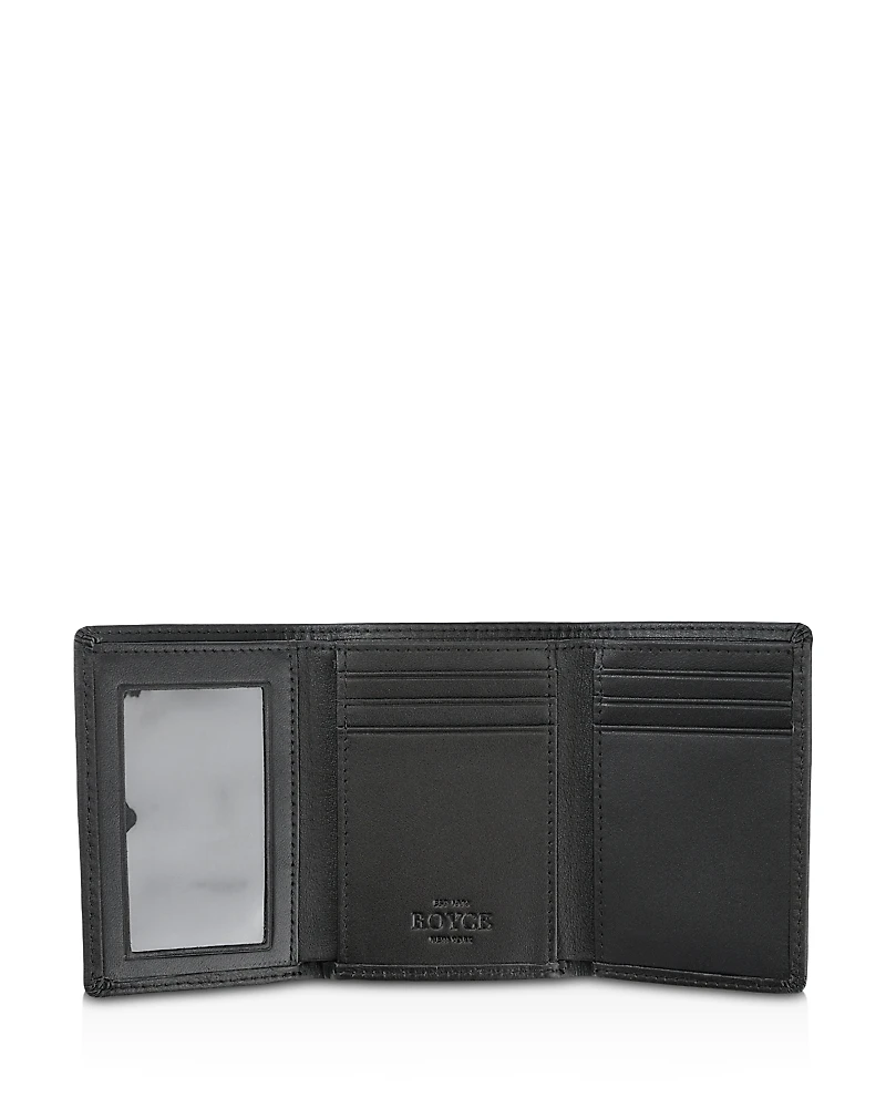 Royce New York Trifold Leather Wallet