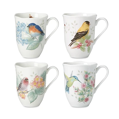 Lenox Butterfly Meadow Mugs, Set of 4