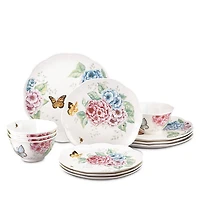 Butterfly Meadow 12 Piece Dinnerware Set