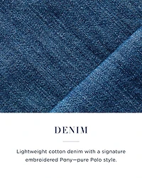 Classic Fit Long Sleeve Denim Cotton Button Down Shirt