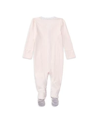 Girls' Floral Trim Coverall - Baby