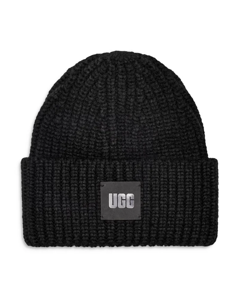 Chunky Rib Knit Beanie