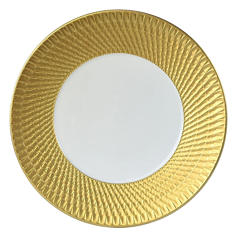 Bernardaud Twist Gold Service Plate - Exclusive