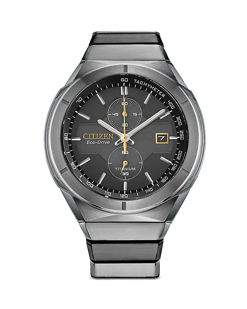 Citizen Eco-Drive Super Titanium Armor Chronograph, 44mm