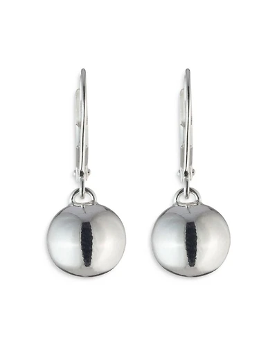 Bead Drop Earrings in Sterling Silver