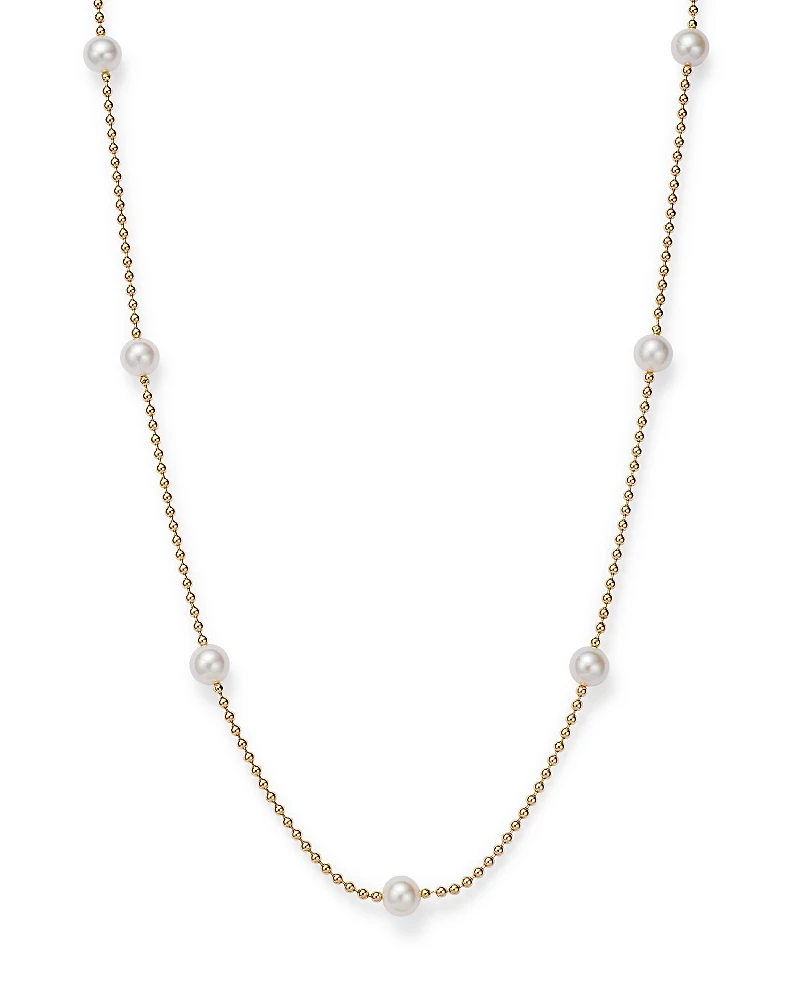 Roberto Coin 18K Yellow Gold Cultured Pearl Necklace