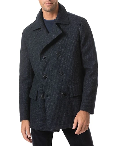 Horsham Downs Mélange Twill Peacoat
