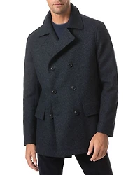Horsham Downs Mélange Twill Peacoat