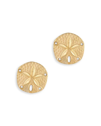 Bloomingdale's Fine Collection Sand Dollar Stud Earrings
