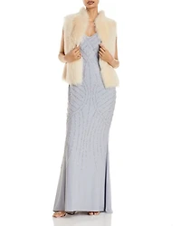 Embellished Column Gown - Exclusive