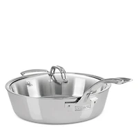 Contemporary 3 Ply  4.8 Quart Saute Pan with Lid