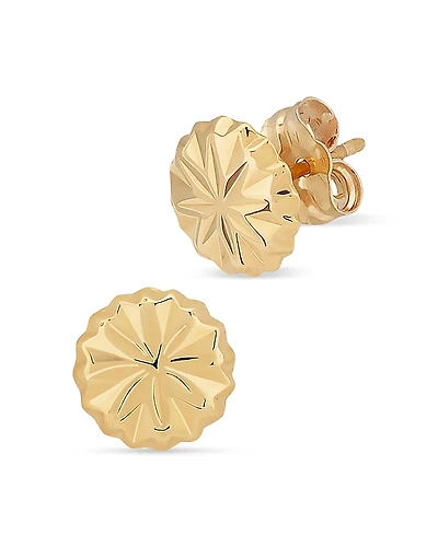 Bloomingdale's Fine Collection Button Stud Earrings