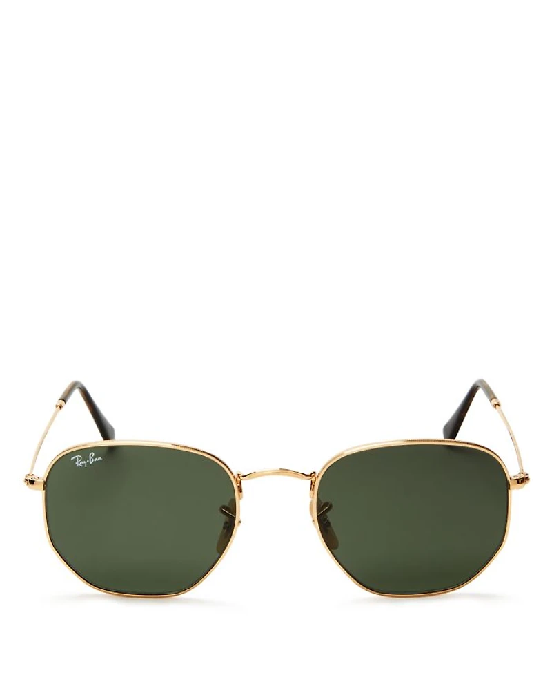 Unisex Icons Hexagonal Sunglasses