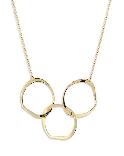 Bloomingdale's Fine Collection Interlocking Circle Station Necklace