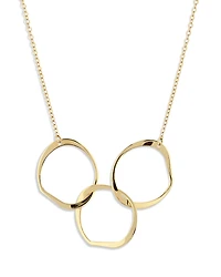 Bloomingdale's Fine Collection Interlocking Circle Station Necklace