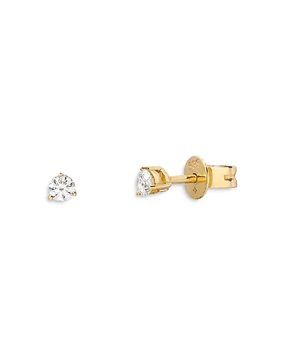 Zoe Lev 14K Yellow Gold Diamond Stud Earrings