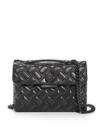 Kurt Geiger London Kensington Drench Leather Shoulder Bag
